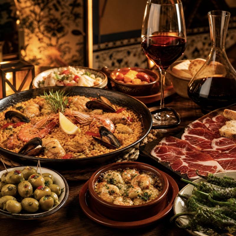 Spanish Food cuisine
